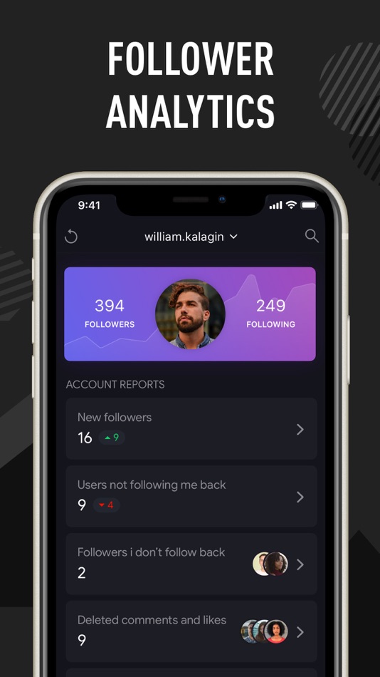 #1. Reports Pro for Followers (iOS) Tekijänä: eray mehmet