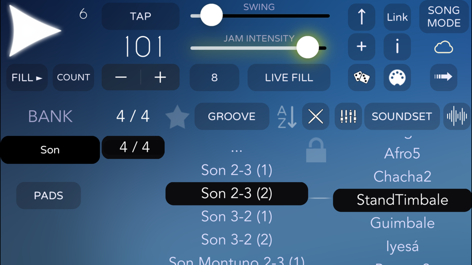 #1. Afro Latin Drum Machine (iOS) 由: Lumbeat