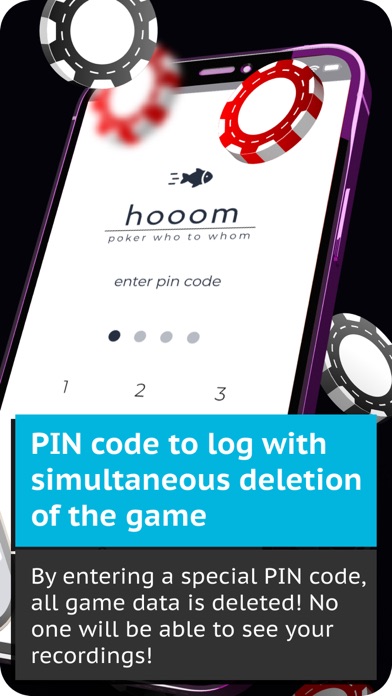 HOOOM. Poker - who to whom. Screenshot