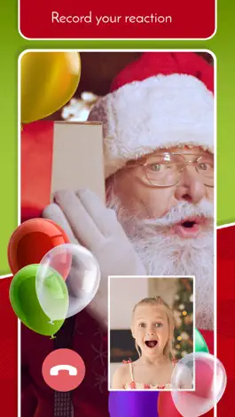 Game screenshot Santa Video Call - Поддельный apk