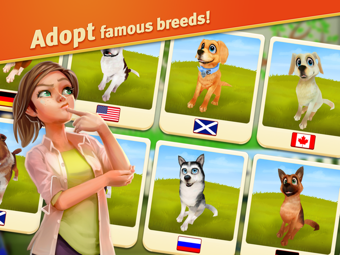 Doggie Dog World Pet Match 3