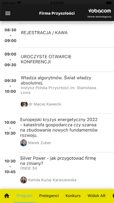 Konferencja Firma Przyszłości Screenshot