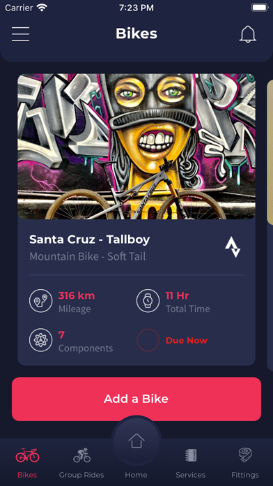 Hubtiger: Bike Management Screenshot