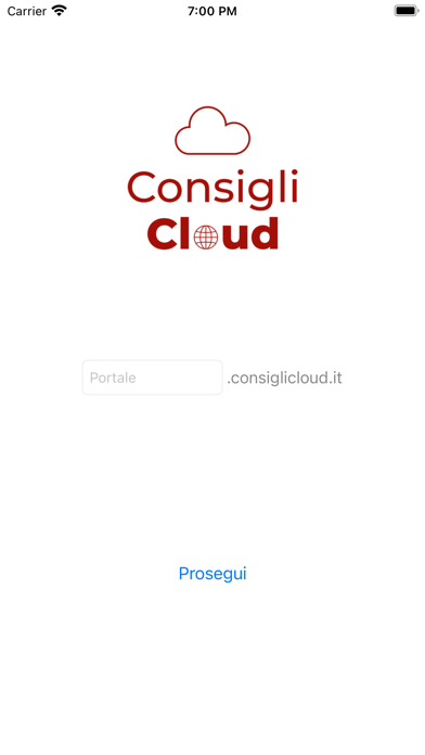 Consigli Cloud Screenshot