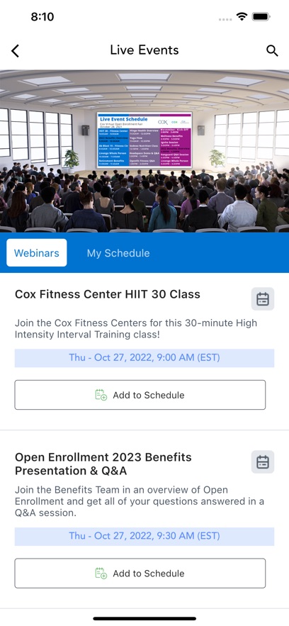 Cox Benefits & Wellness Fair