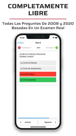 Game screenshot Examen de Ciudadanía de EE. UU apk