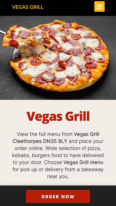 Vegas Grill Cleethorpe Screenshot
