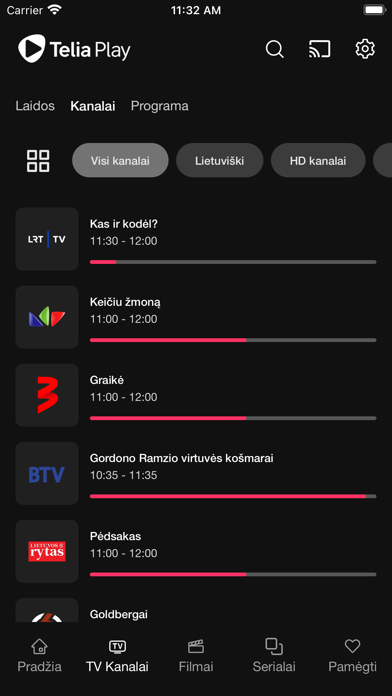 Telia Play LT Screenshot