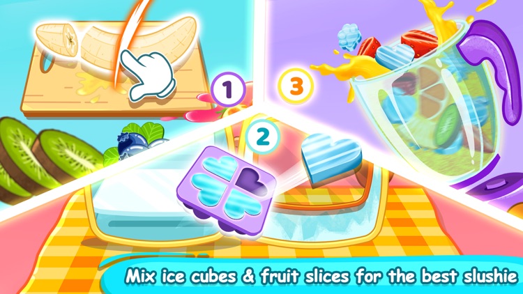 Wolfoo Make Rainbow Drink