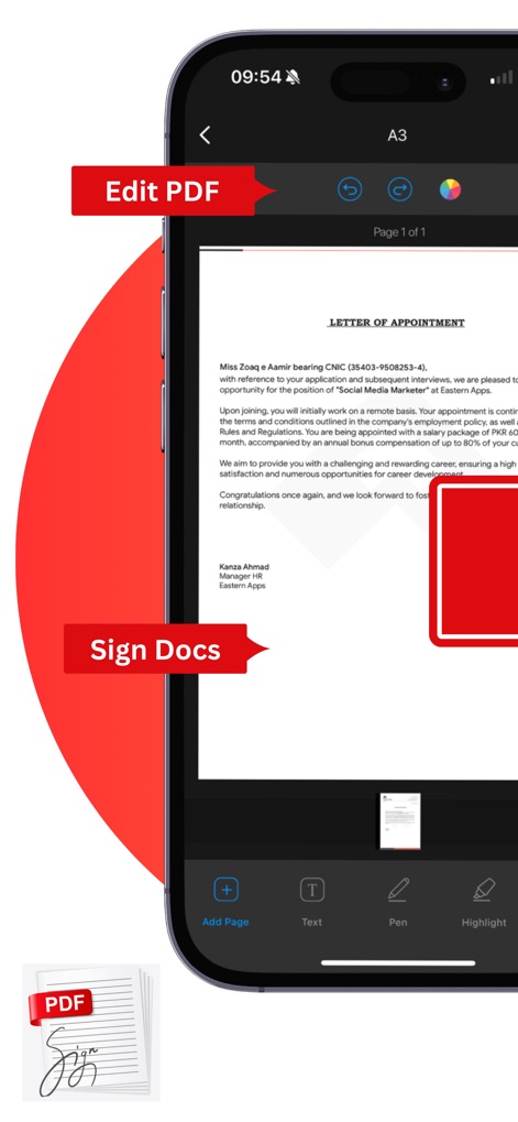 Fill & Sign: PDF Filler Editor - Productivity App | MWM