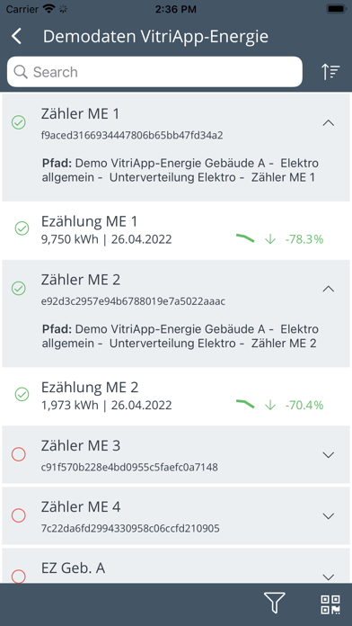 VitriApp-Energie Screenshot