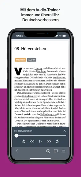 Game screenshot Deutsch perfekt lernen hack