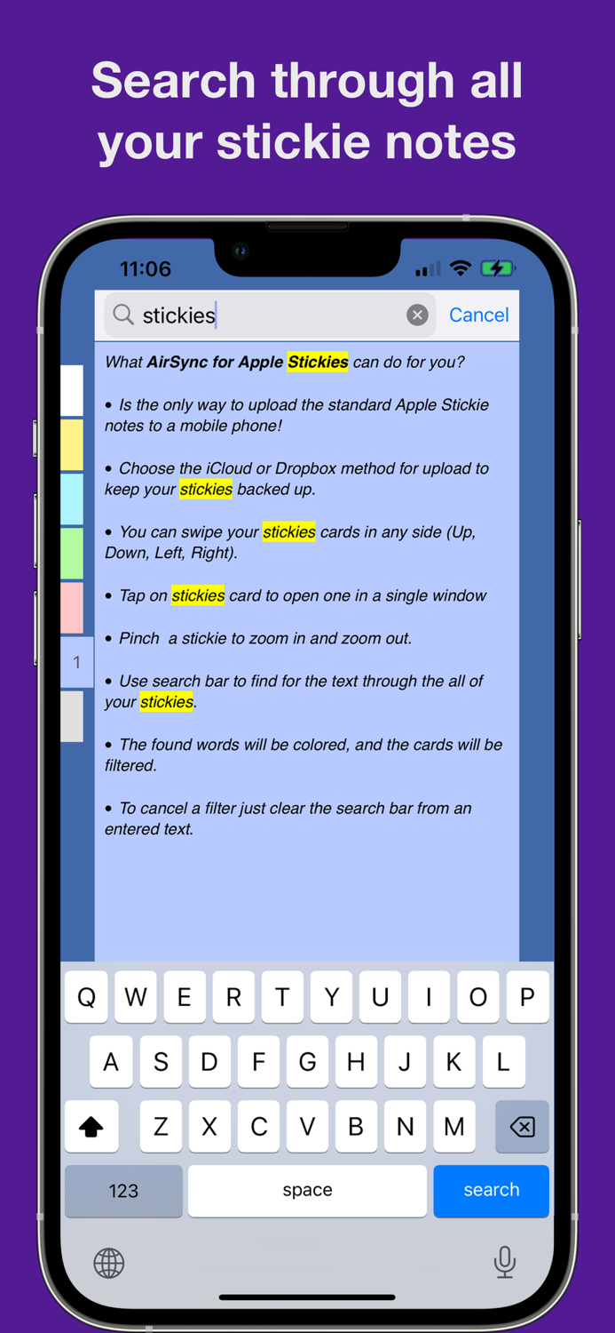 AirSync your Stickies