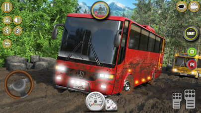Offroad Mud Bus Simulator Game Screenshot