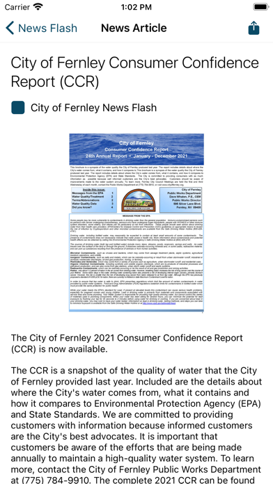 City of Fernley Screenshot
