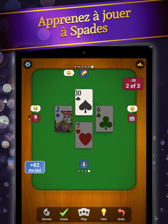 Screenshot #5 pour Spades Classic Card Game