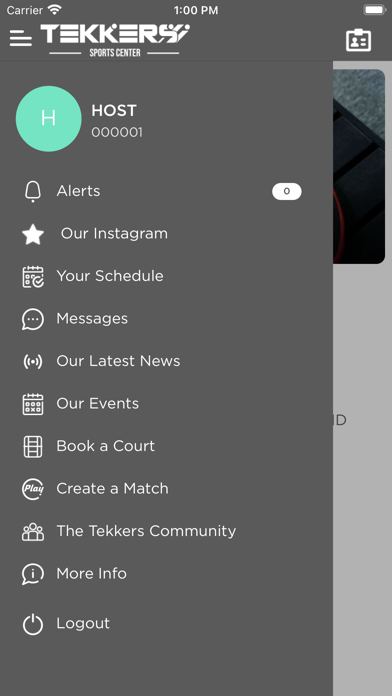 Tekkers Sports Center Screenshot