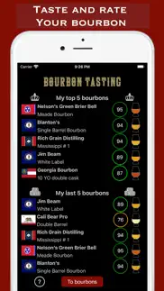 bourbon tasting iphone screenshot 1