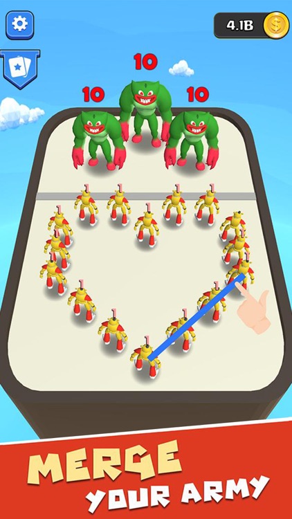 Monster Head Evolution Merge