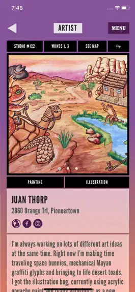 Game screenshot HWY 62 Open Studio Art Tours hack