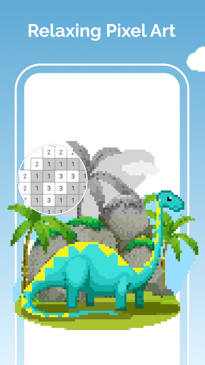 Pixel Art Coloring by numbers