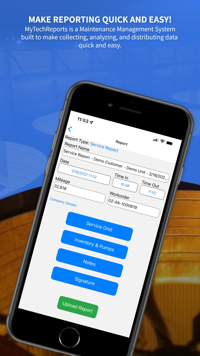 MTR Water Treatment Reporting