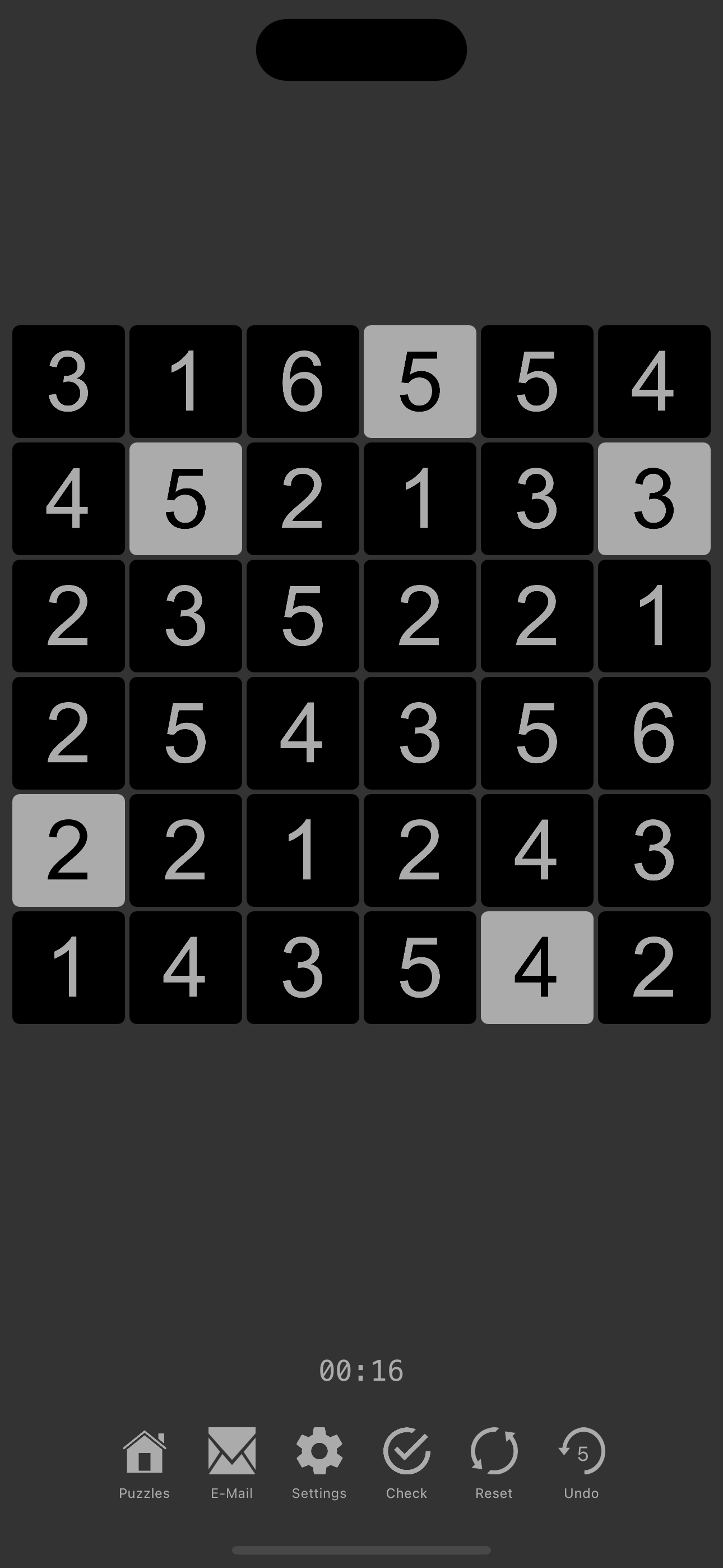 Hitori - Logic Puzzles