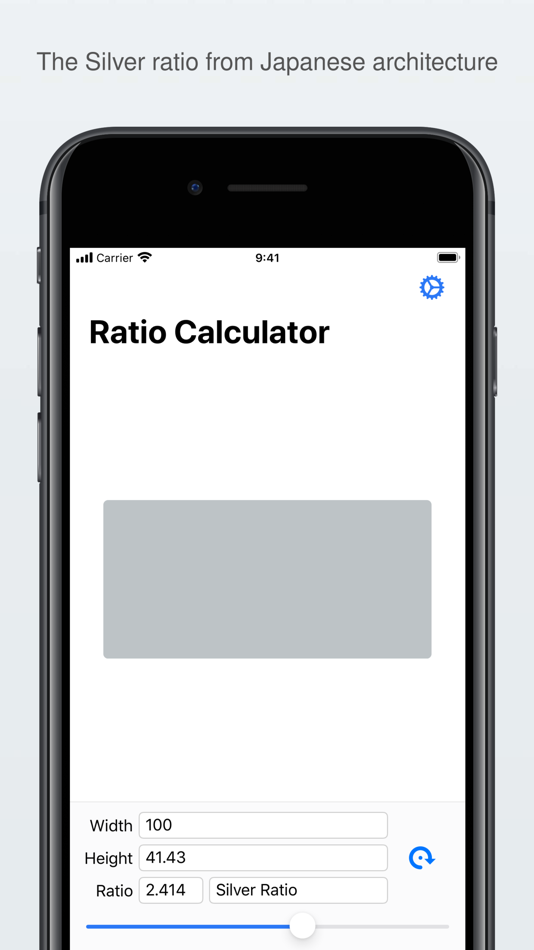 #4. Golden Ratio Calculator++ (iOS) 由: Runar Ovesen Hjerpbakk