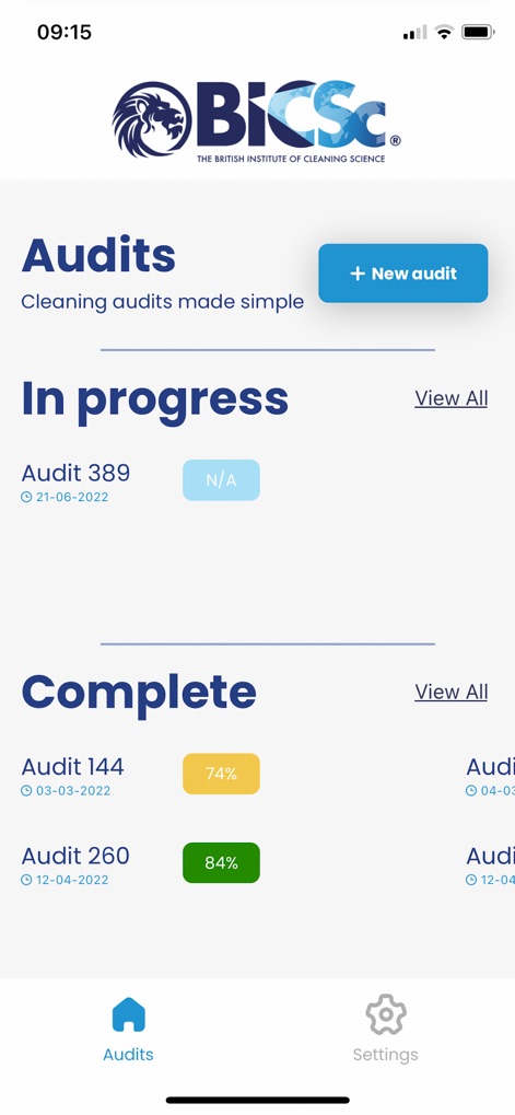 BICSc Audit - Business App | MWM