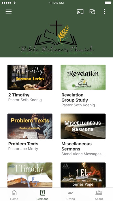 Bible Believers Church Screenshot