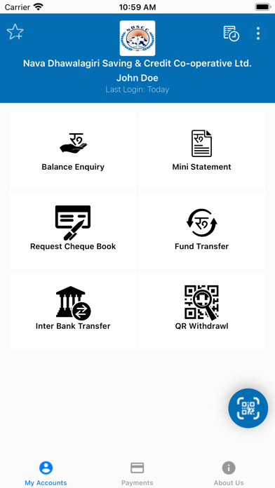 Nava Dhawalagiri Smart Banking Screenshot