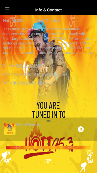 HOTT 95.3 FM: Live Radio Screenshot
