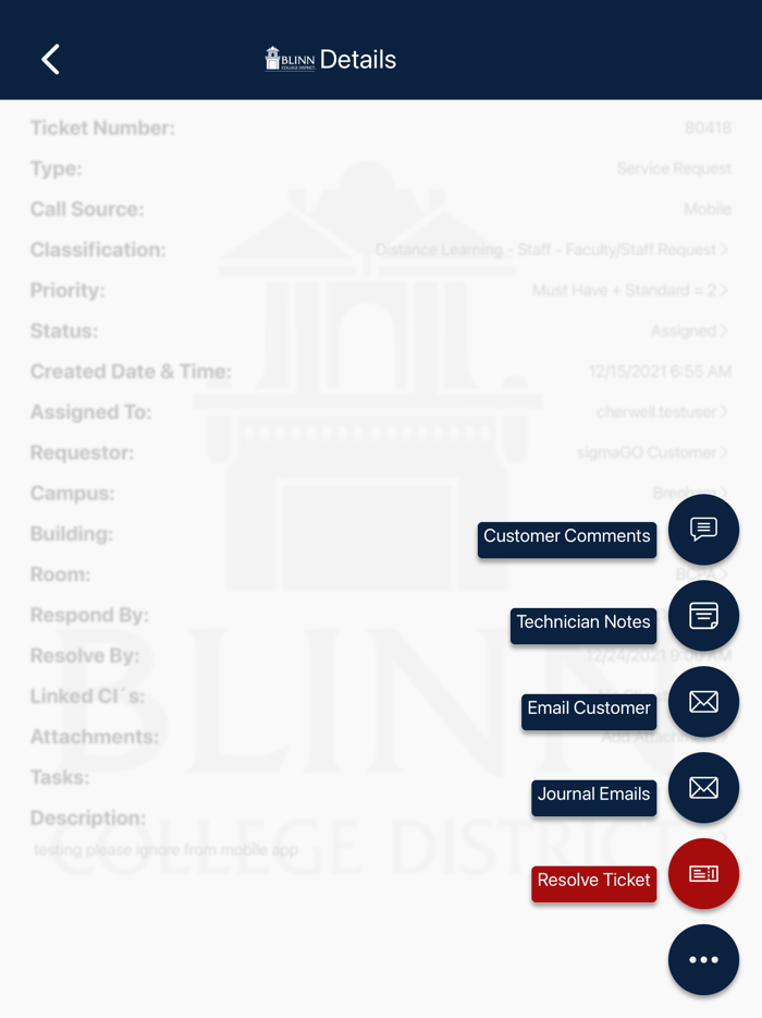 Blinn College IT Service Desk