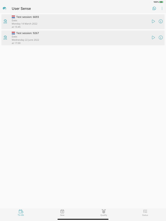 User Sense App