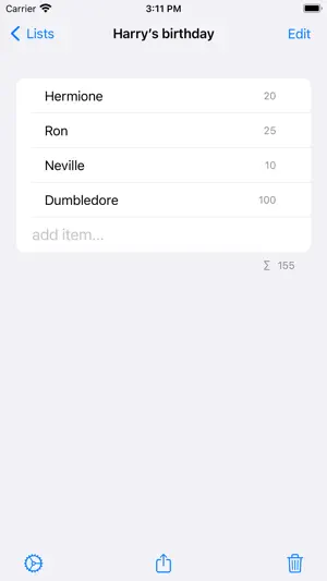 Just lists, simple & usable screenshot 3
