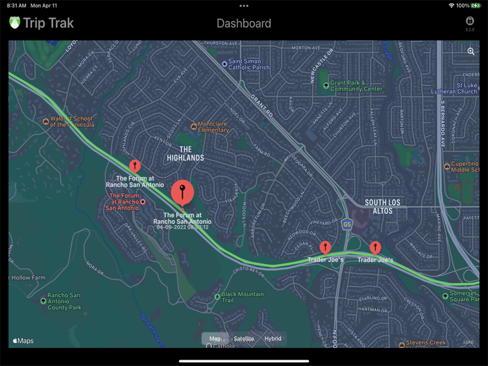 Trip Trak - Travel Log