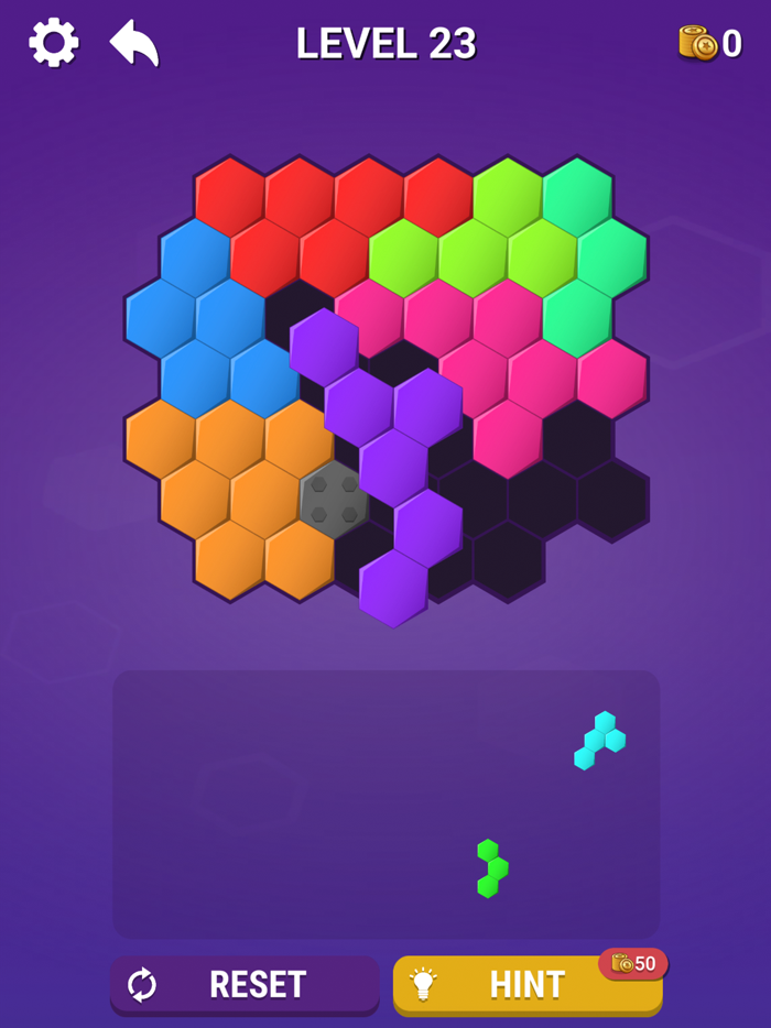 101 Hexa Puzzle Game