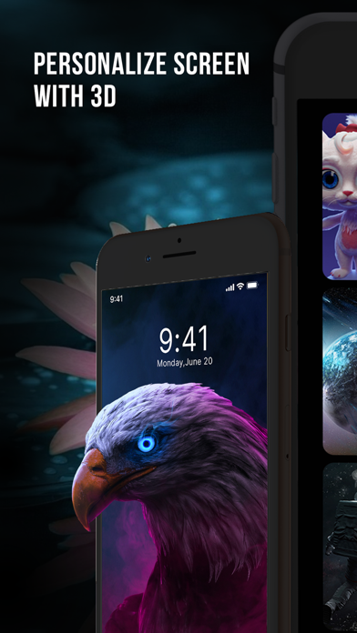 Lock Screen Depth 3D Wallpaper Screenshot