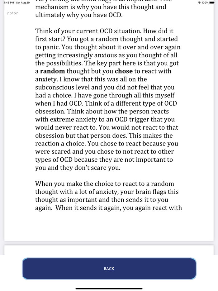 OCD Recovery Using CBT