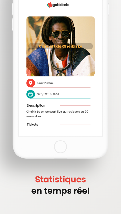Go Tickets Organisateur Screenshot