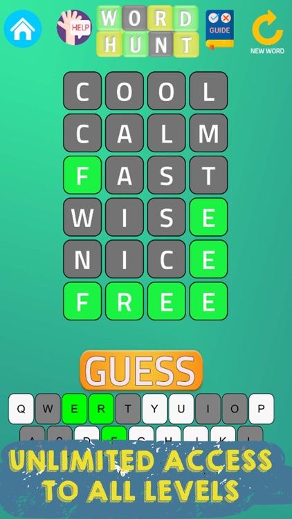 Word Hunt- Unlimited Word Game screenshot-3