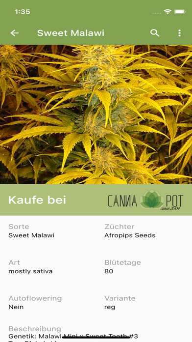 Strainspotter by Cannapot Screenshot