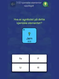 Periodesystemet Quiz ipad bilder 0