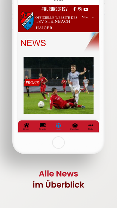 TSV-Fan-App Screenshot