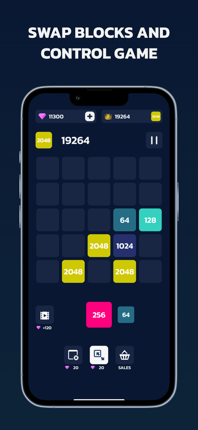 2048 Smash Number Match Game