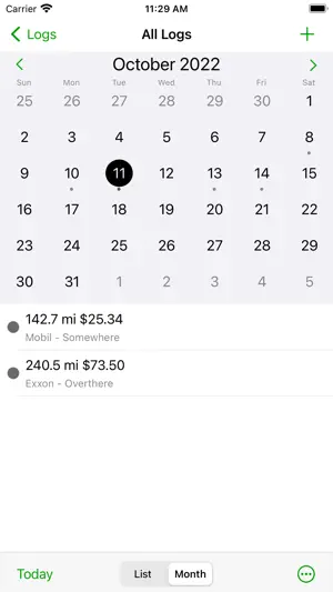 iLogger screenshot 2