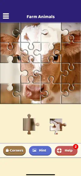 Game screenshot Farm Animals Jigsaw Puzzle apk