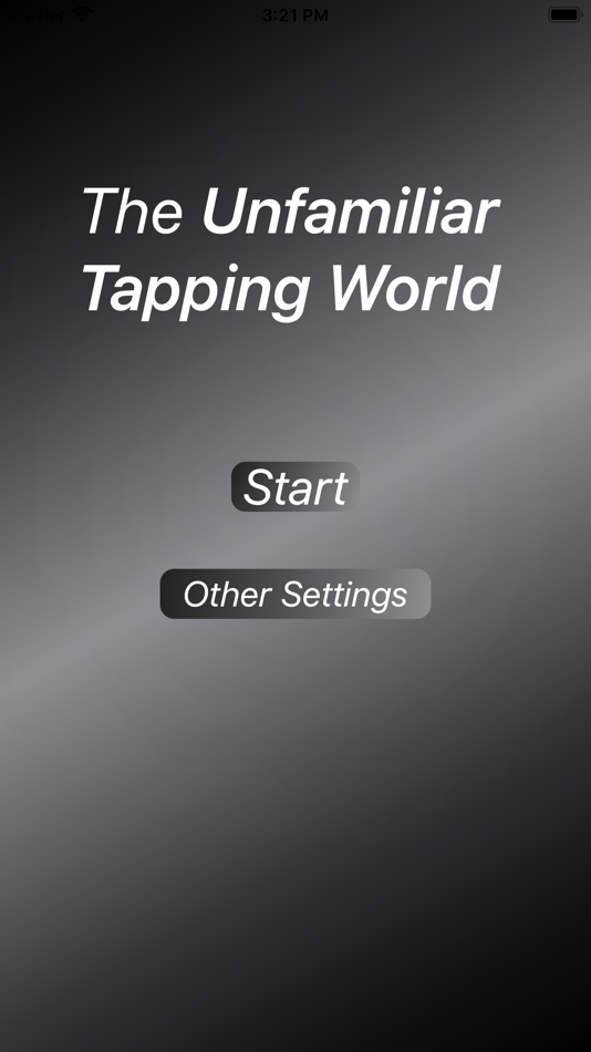 The Unfamiliar Tapping World - 1.0 - (iOS)