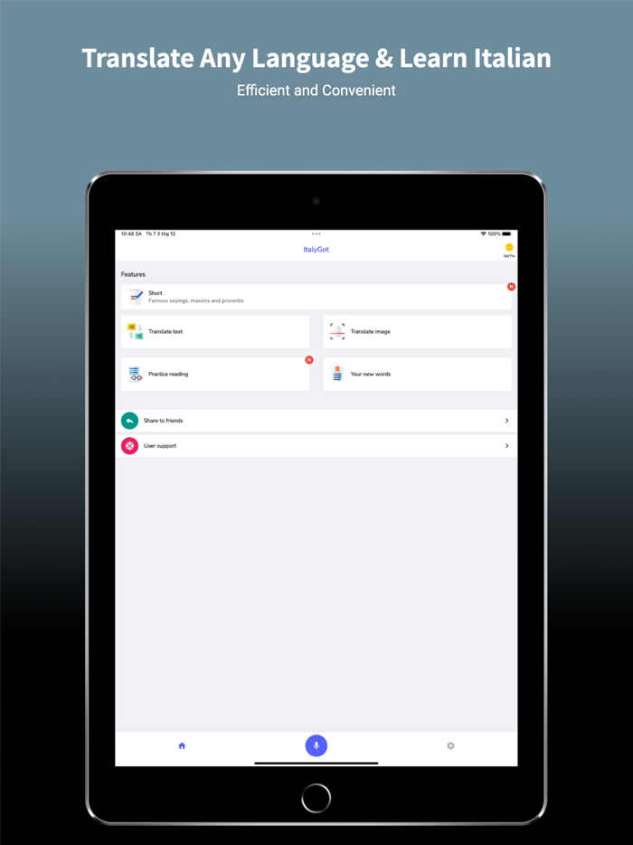 Italian Translator and Learn 