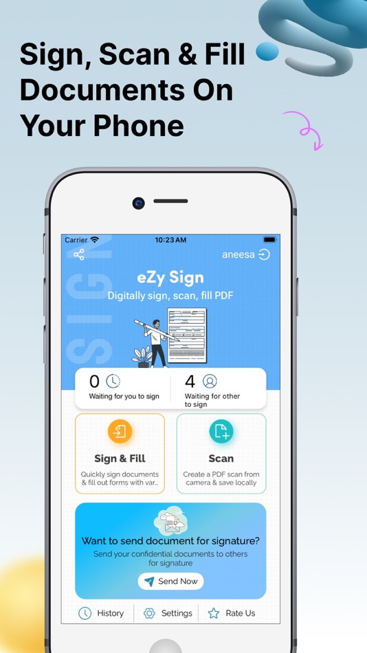 eZy Sign,Scan & Fill Documents - 2.6 - (iOS)